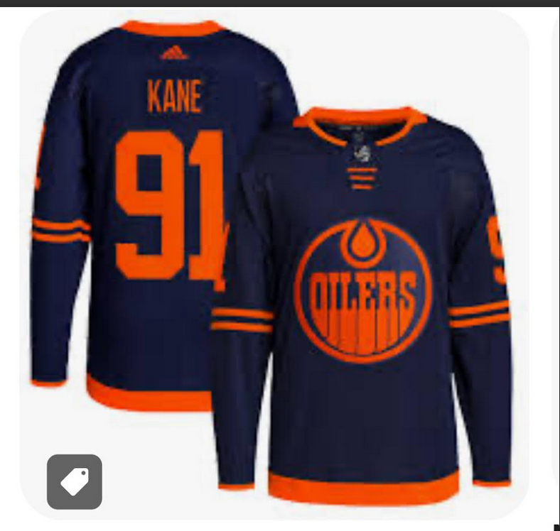 Men 2025 Edmonton Oilers #91 Kane Blue NHL  jersey style 2